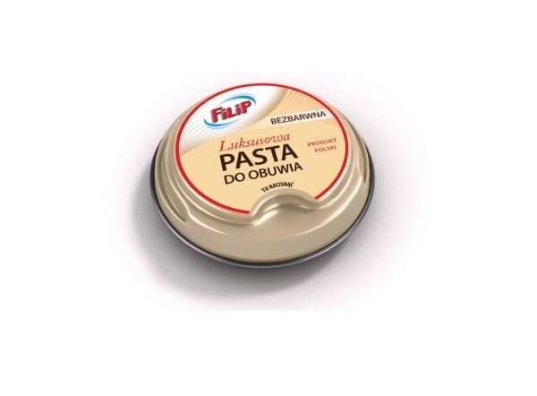 Filip pasta do butów bezbarwna 40 ml – neutralna pielęgnacja i ochrona skórzanego obuwia