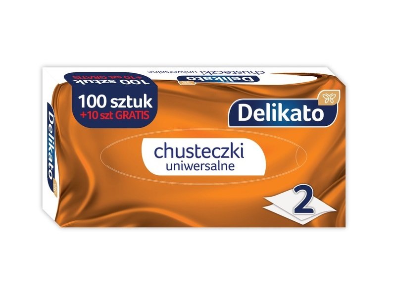 Chusteczki uniwersalne BOX A’100 2-warstwowe – wielofunkcyjne, chłonne i miękkie