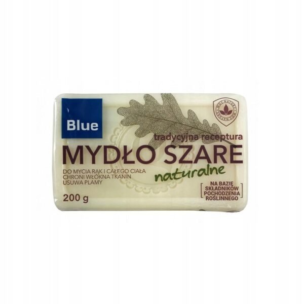 Mydło szare Blue kostka 200 g – tradycyjne mydło gospodarcze do prania, mycia i sprzątania
