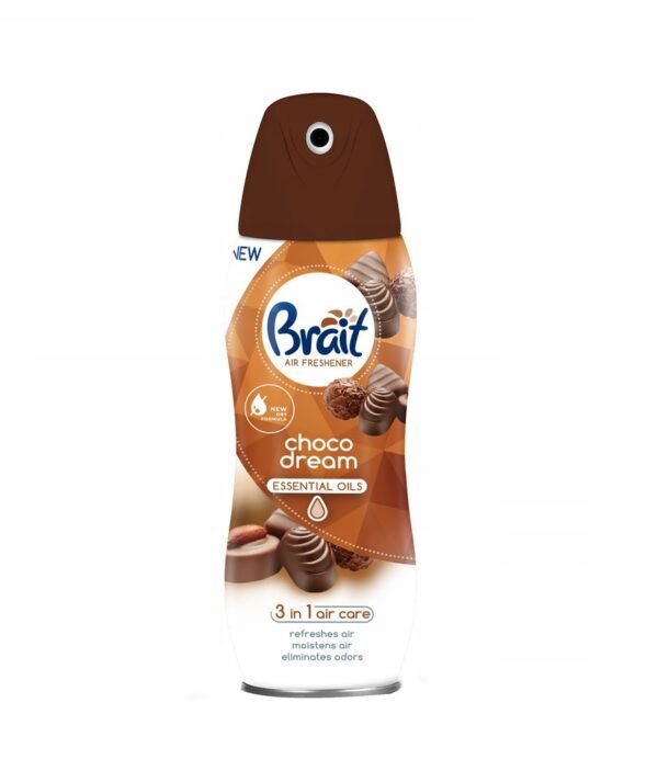 Suchy spray odświeżacz powietrza Brait Choco Dream 300 ml