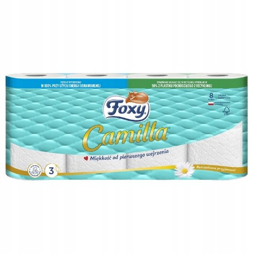 Papier toaletowy Foxy Camilla rumianek 8 szt.