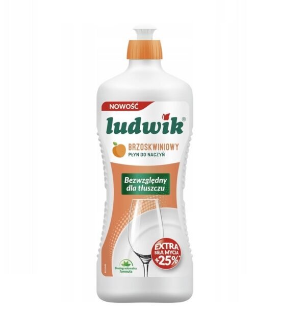 Brzoskwiniowy płyn do mycia naczyń Ludwik 900 ml