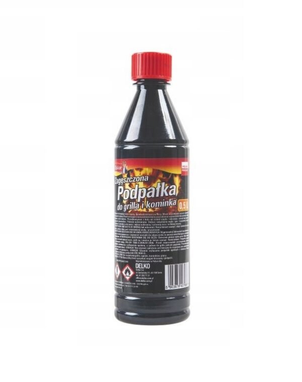 Płynna podpałka Oskar 500 ml do grilla i kominka