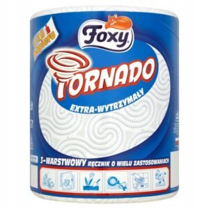 Ręcznik papierowy Foxy Tornado biały 1 szt superchłonny