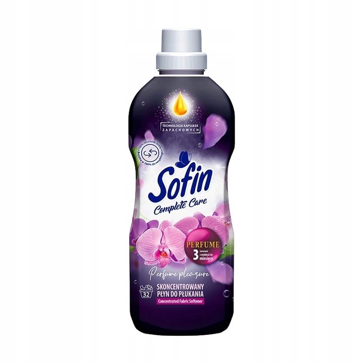 Sofin Perfume Pleasure płyn do płukania 800 ml – luksusowy zapach i miękkość tkanin
