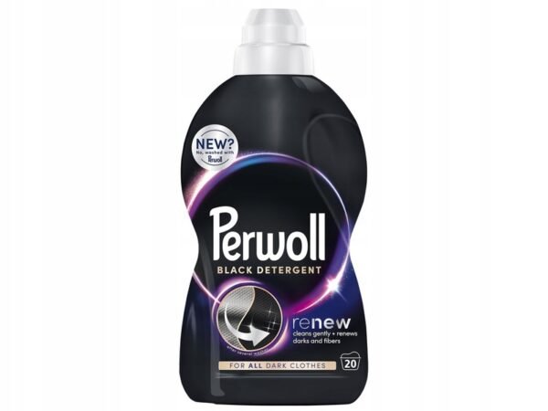 Perwoll Renew Black płyn do prania czarnych tkanin 1 L – ochrona czerni i odświeżenie kolorów