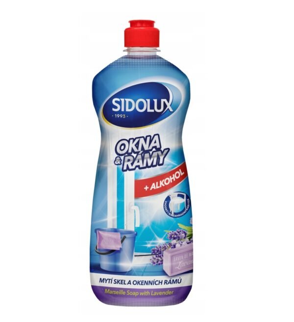Płyn do mycia szyb i luster 1 L Lavender – bez smug, delikatny zapach lawendy
