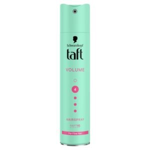Taft Volume lakier do włosów 250 ml – utrwalenie i efekt zwiększonej objętości