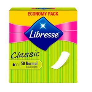 Wkładki higieniczne Libresse 50 sztuk białe