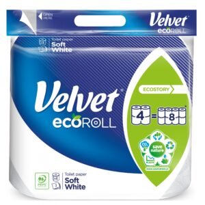 papier toaletowy velvet ecoroll 4 rolki
