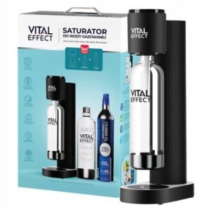 Saturator Vital Effect zestaw czarny komplet 3w1