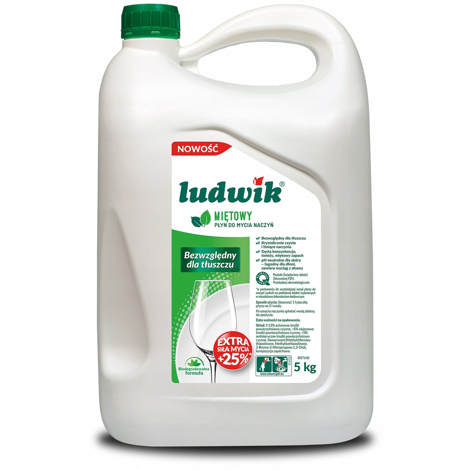 Płyn do mycia naczyń Ludwik Mięta 5 l