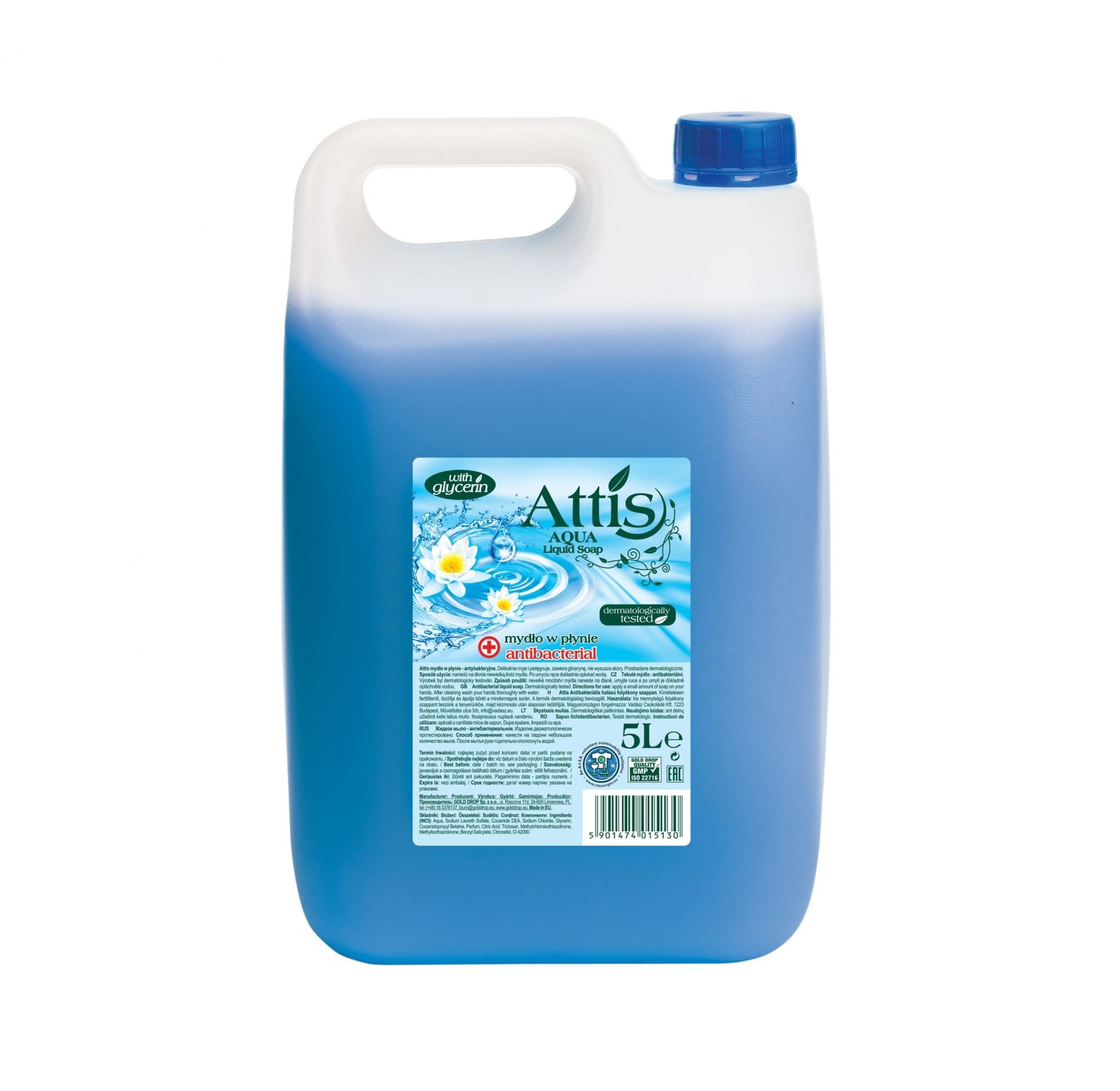 Mydło w płynie Attis Antybakteryjne 5 l